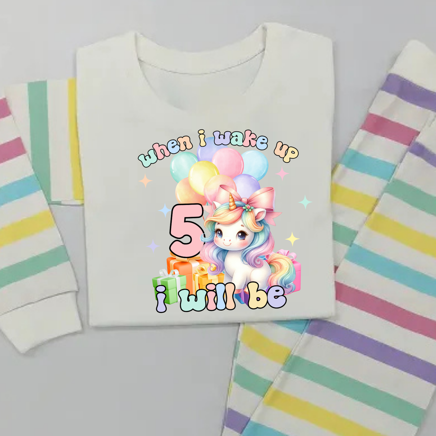 unicorn when i wake up pyjamas