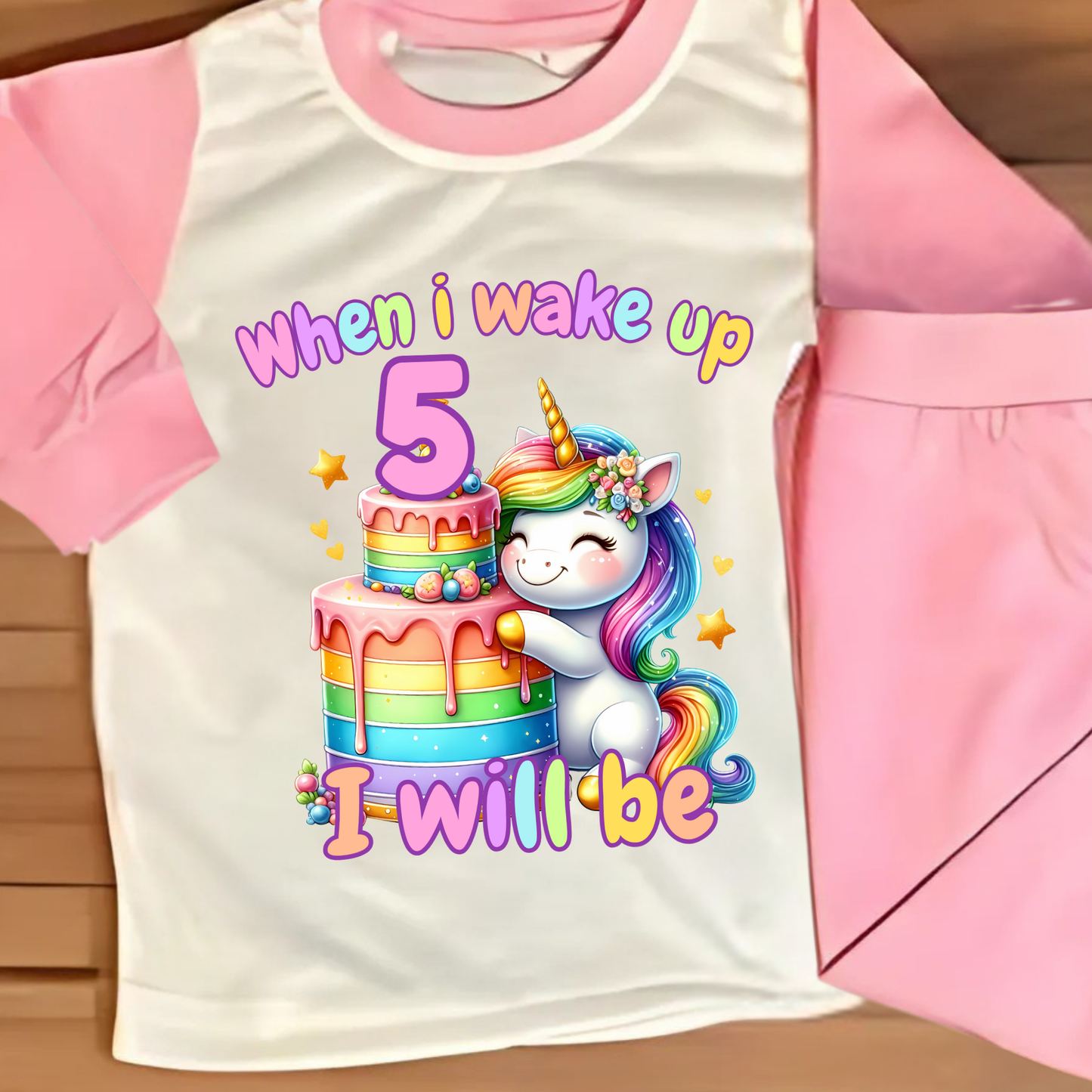 unicorn when i wake up pyjamas