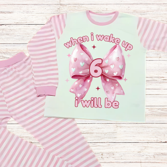 bows when i wake up pyjamas