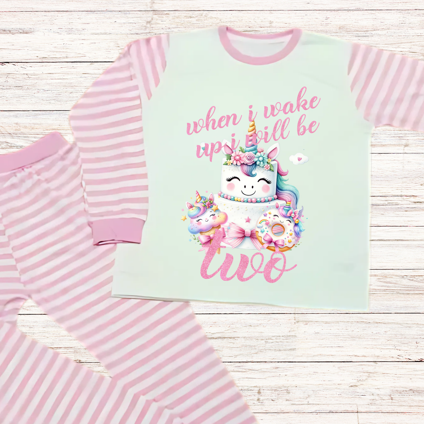 unicorn when i wake up pyjamas