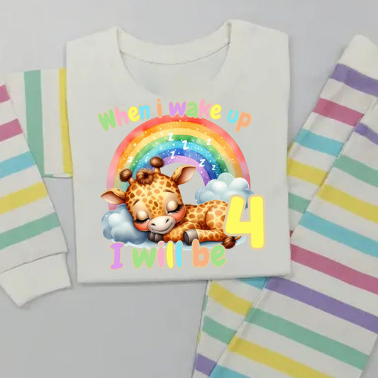 giraffe when i wake up pyjamas