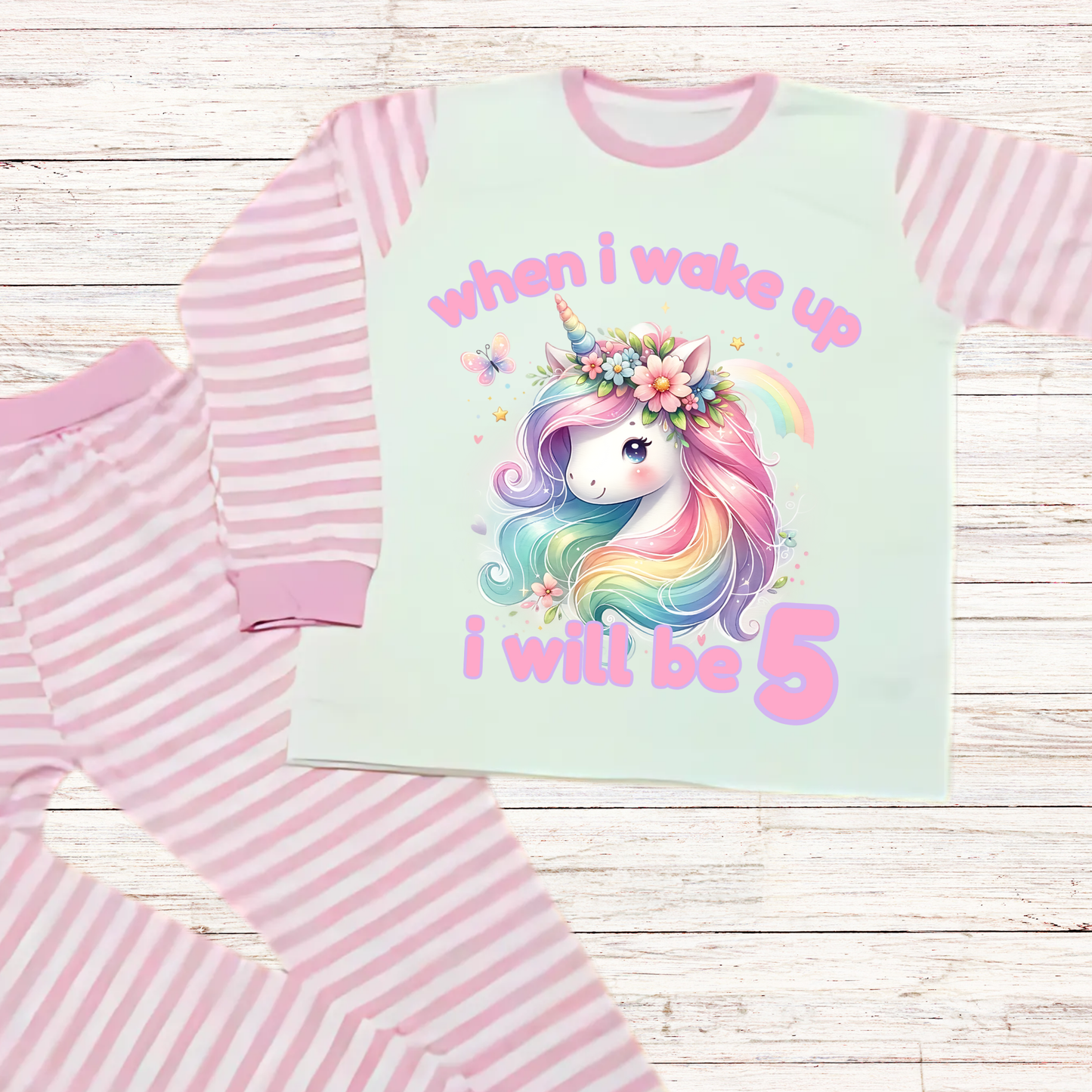 unicorn when i wake up pyjamas