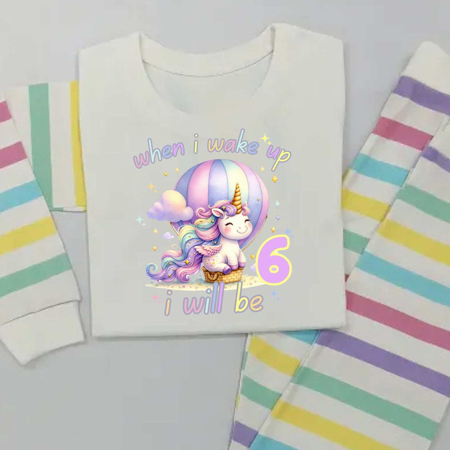 unicorn when i wake up pyjamas