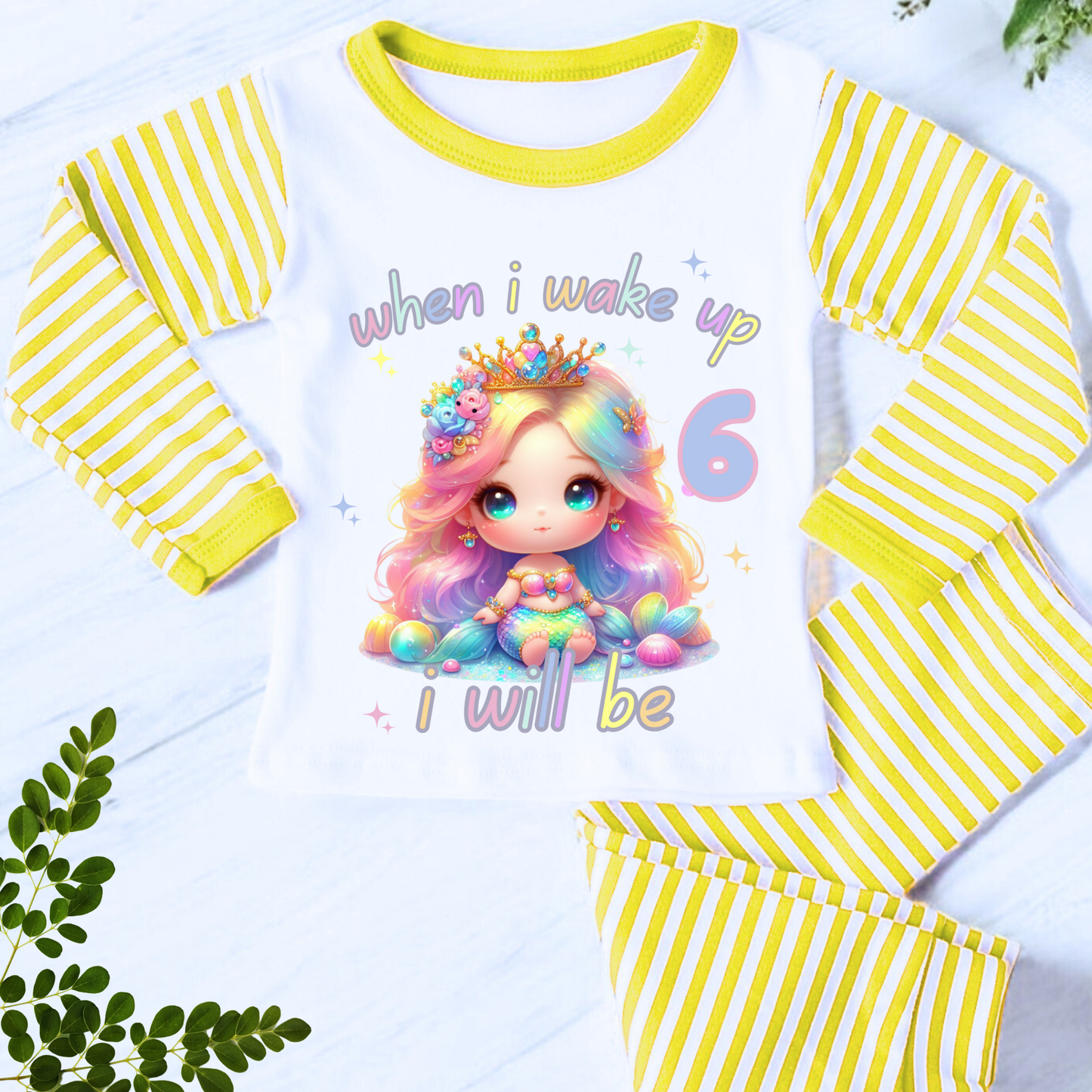 mermaid when i wake up pyjamas