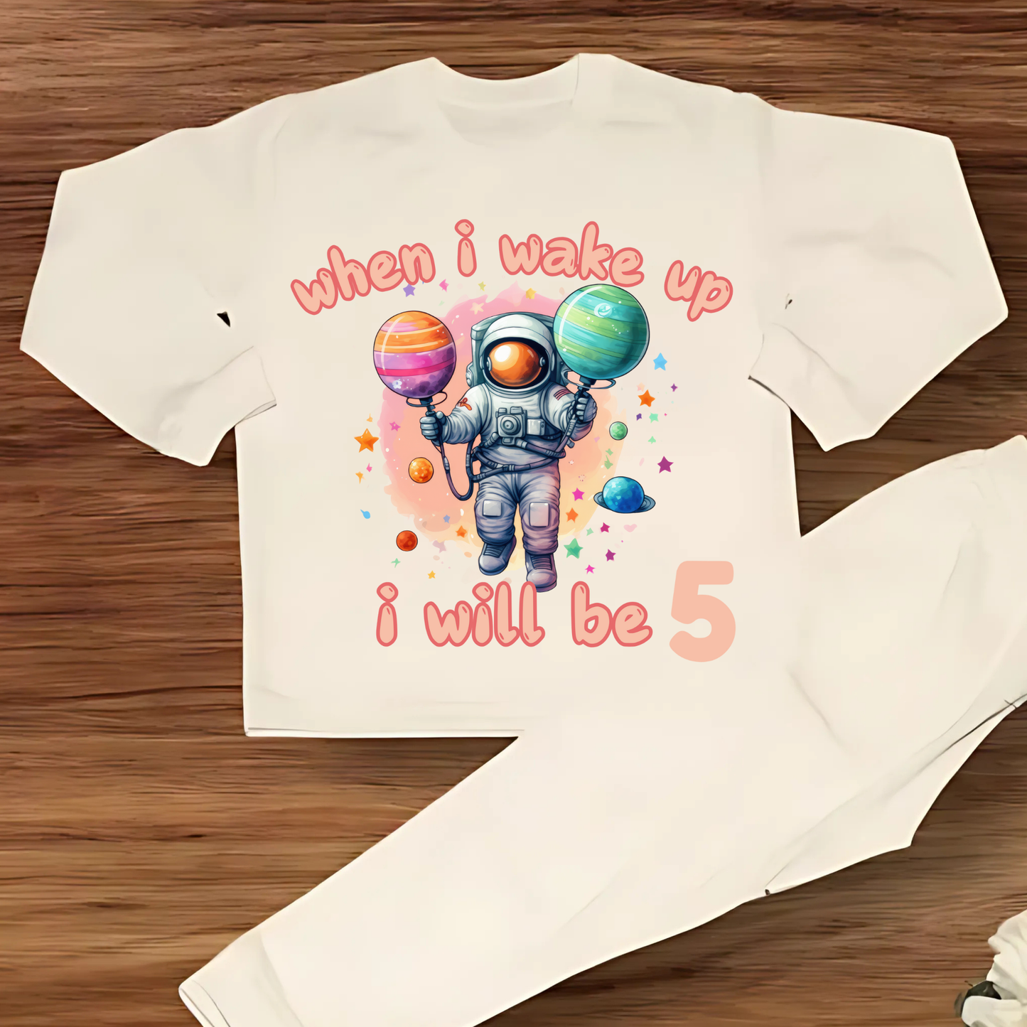 Astronaut when i wake up pyjamas