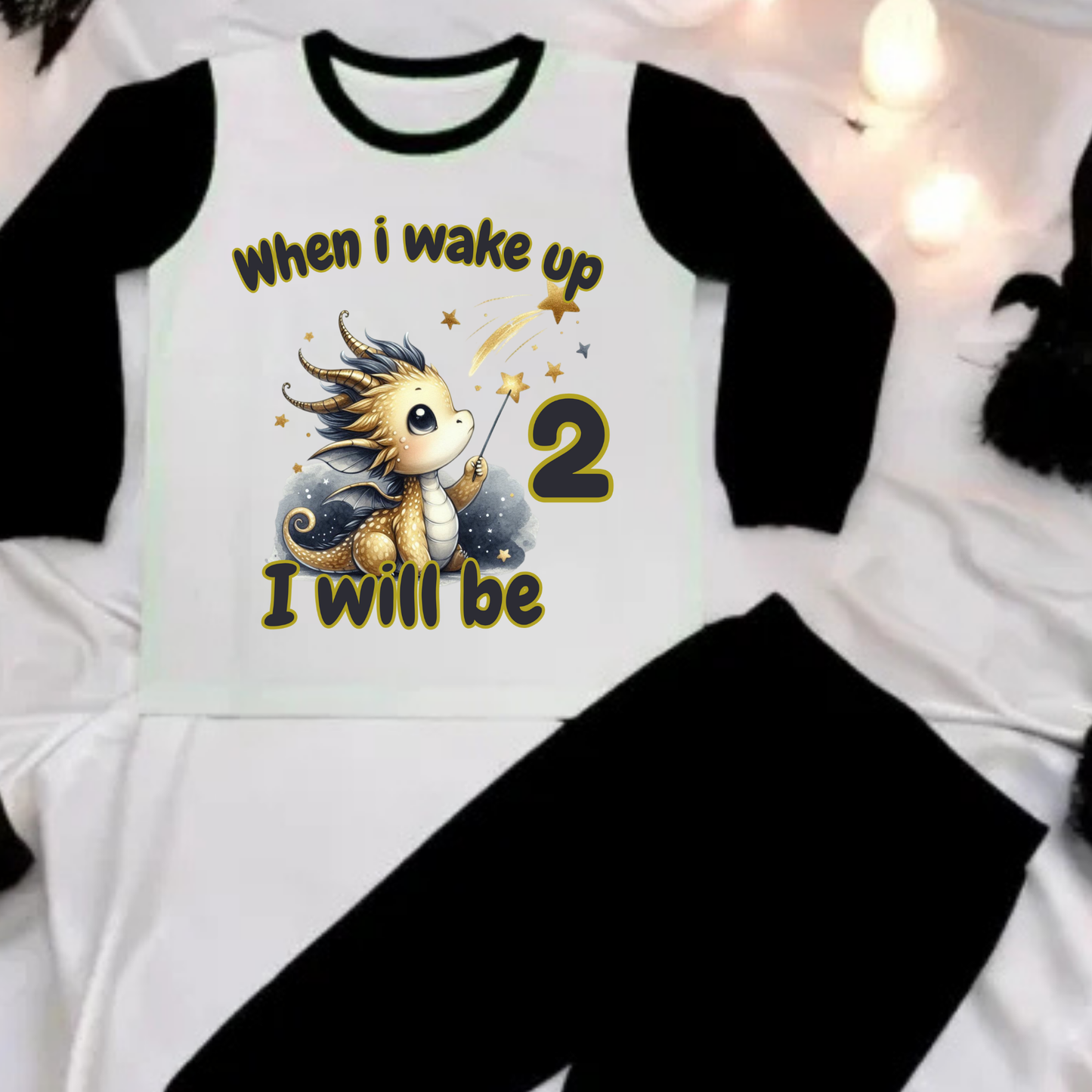 Dragon when i wake up pyjamas