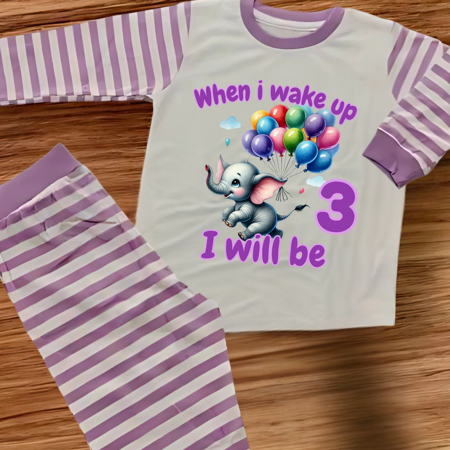 Elephant when i wake up pyjamas