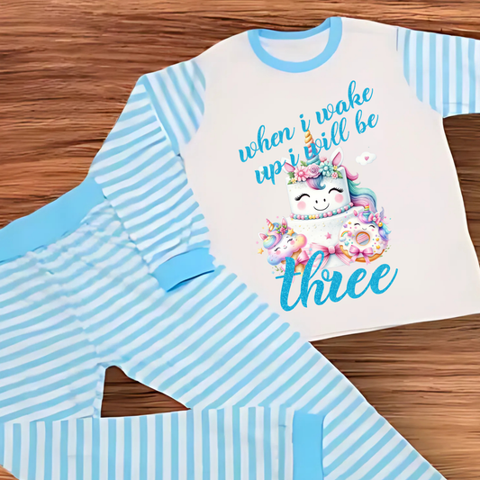 unicorn when i wake up pyjamas