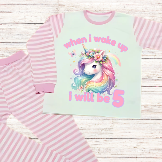 unicorn when i wake up pyjamas