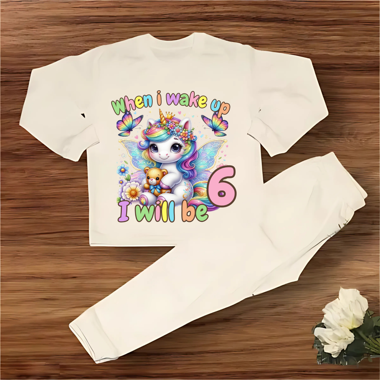 unicorn when i wake up pyjamas