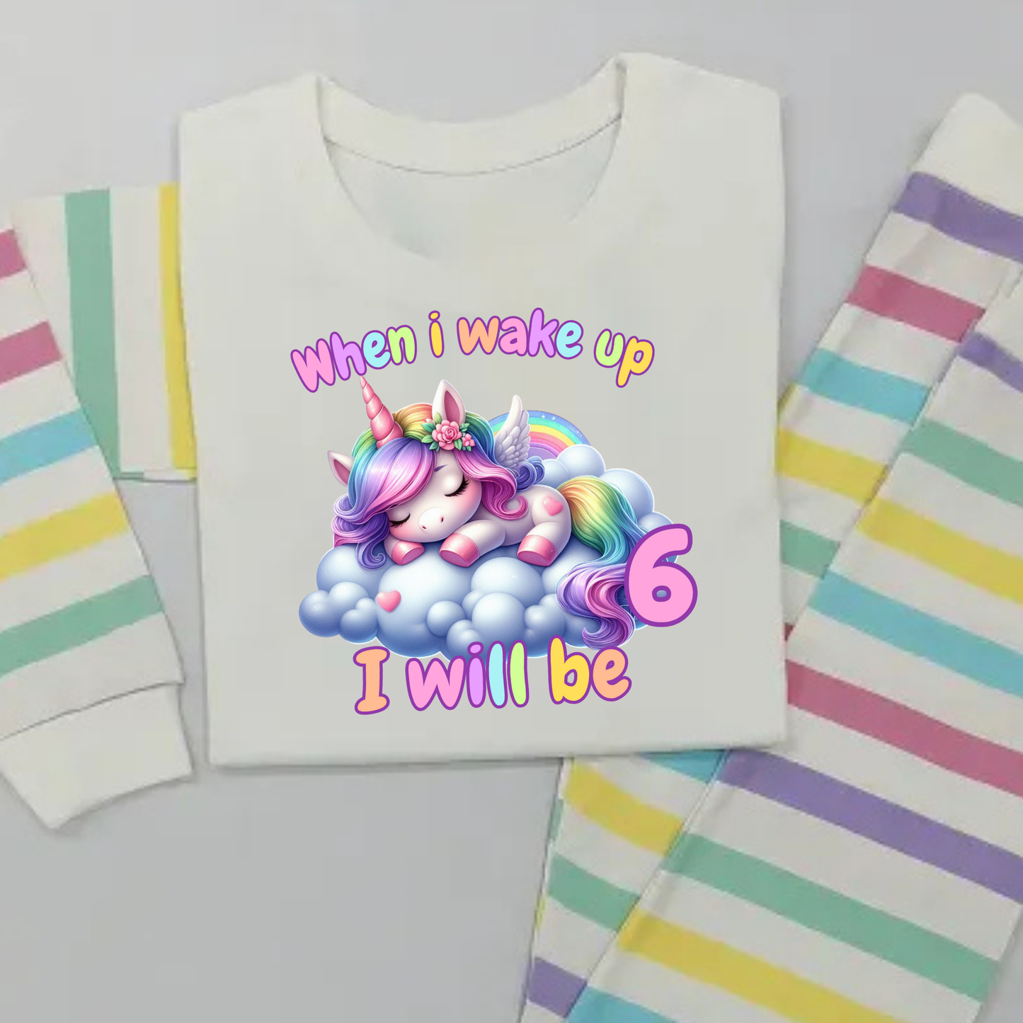 unicorn when i wake up pyjamas