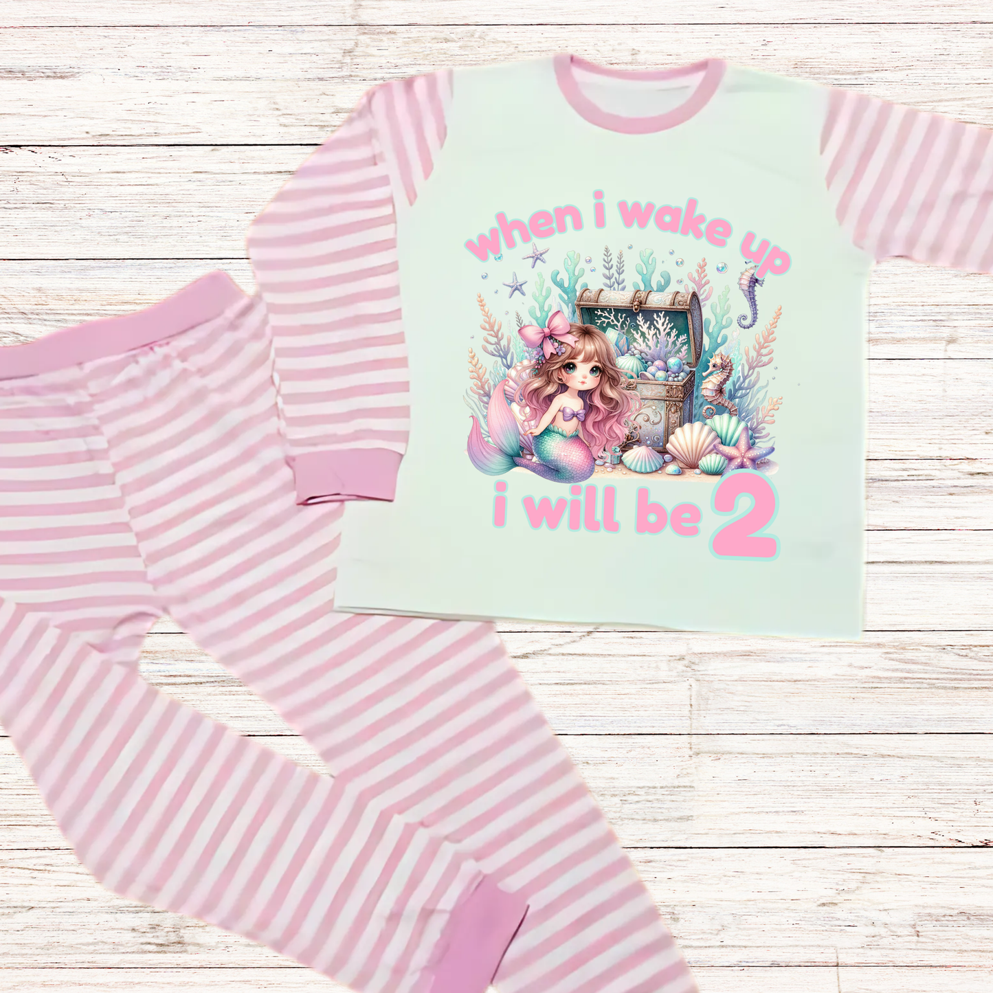 mermaid when i wake up pyjamas