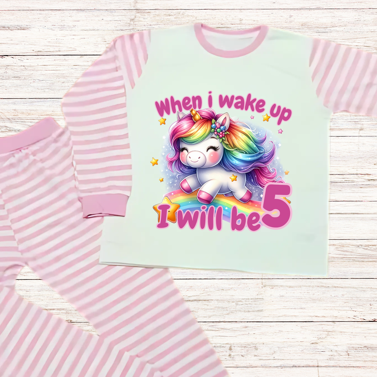 unicorn when i wake up pyjamas