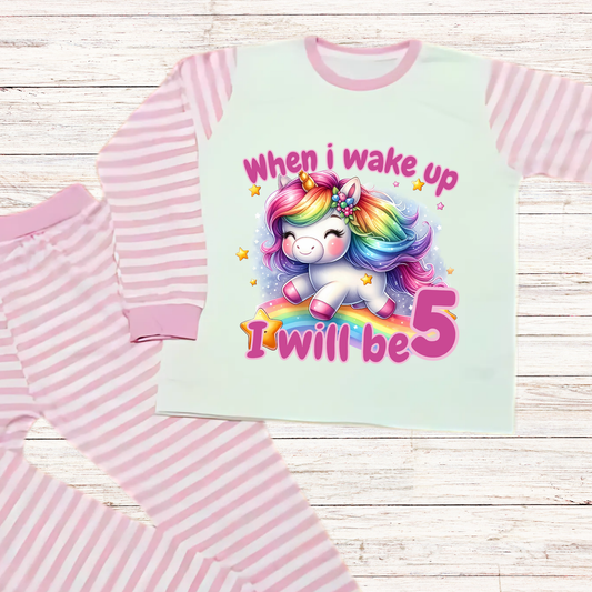 unicorn when i wake up pyjamas