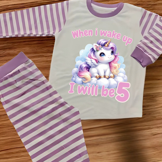 unicorn when i wake up pyjamas